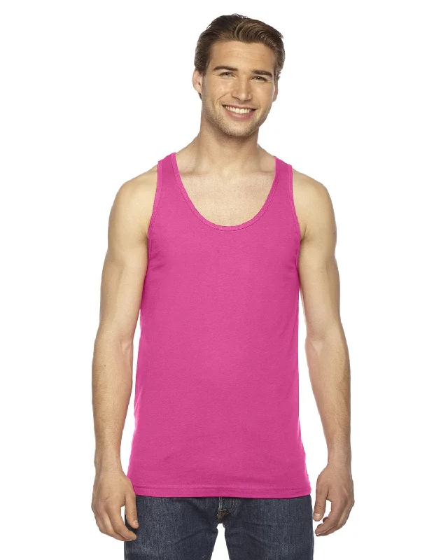 American Apparel Unisex Fine Jersey Tank | Fuchsia