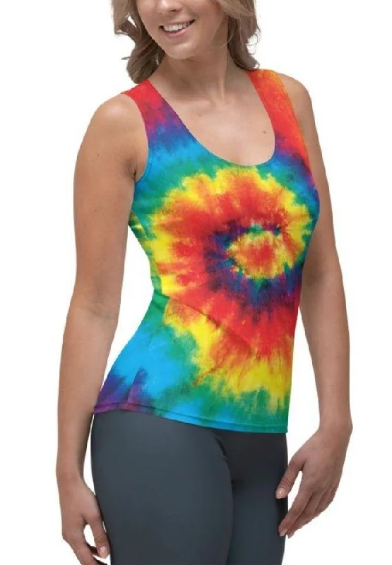 Colorful Supernova Tie Dye Tank Top