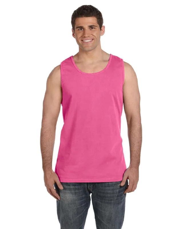 Comfort Colors Garment-Dyed Tank | Neon Pink