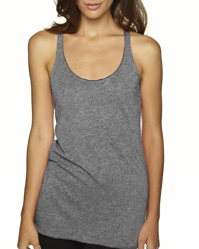 Next Level Ladies Triblend Racerback Tank | Premium Heather