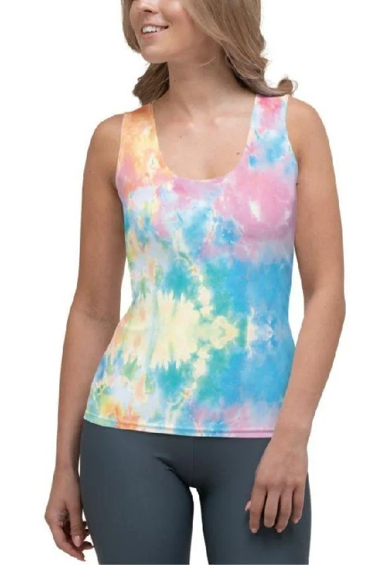 Pastel Tie Dye Tank Top