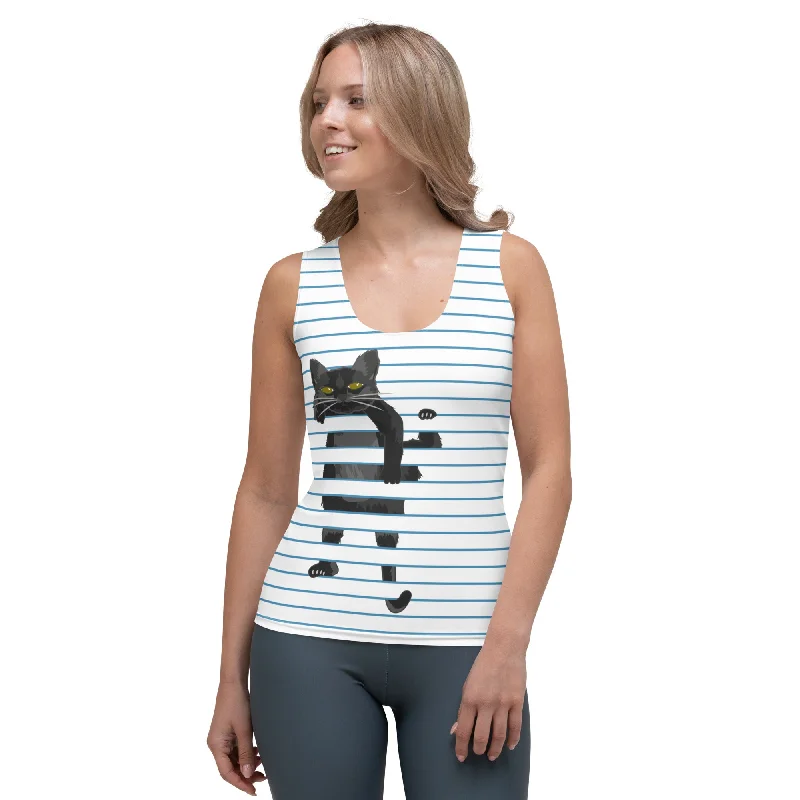 Sketchbook Cat Tank Top