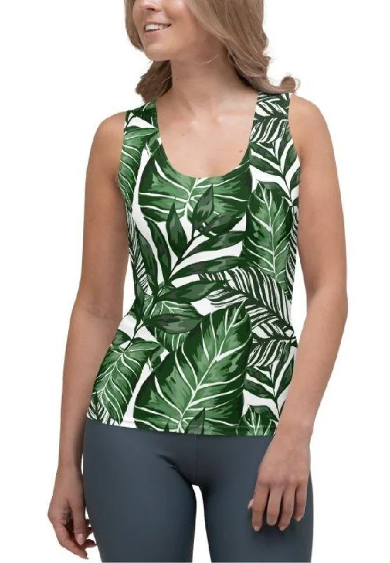 Tropical Green Tank Top