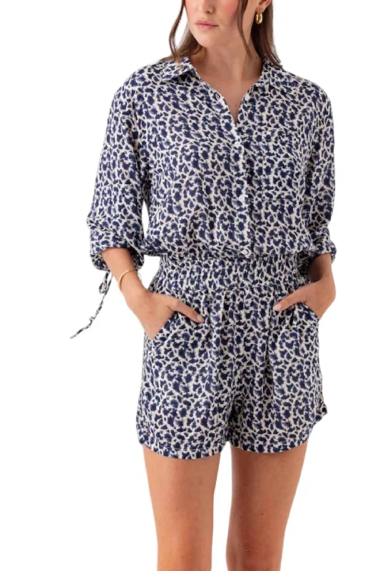 Altis Romper In Indigo Splash