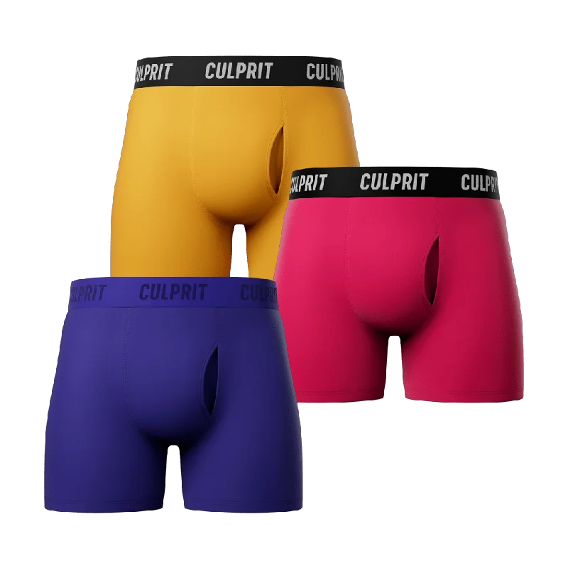 Boxer Brief w/ fly N°3 Bundle 3-Pack