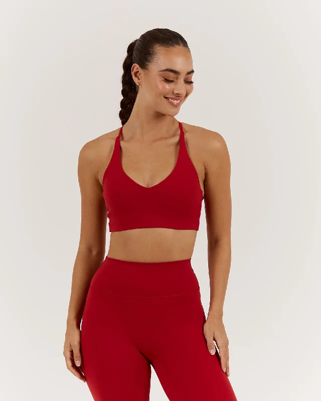 LUXE KELSEY BRA - CHERRY