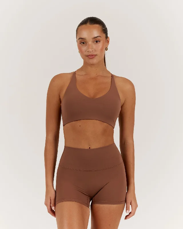 LUXE KELSEY BRA - TOFFEE