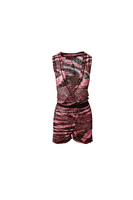 Missoni Mare Plymouth Playsuit in Multicolor Viscose