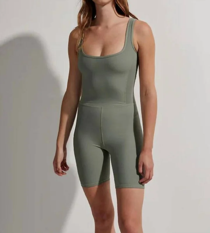 Sherwood All In One 7 Romper In Green