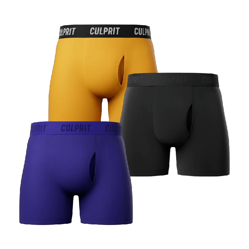 Boxer Brief w/ fly N°4 Bundle 3-Pack