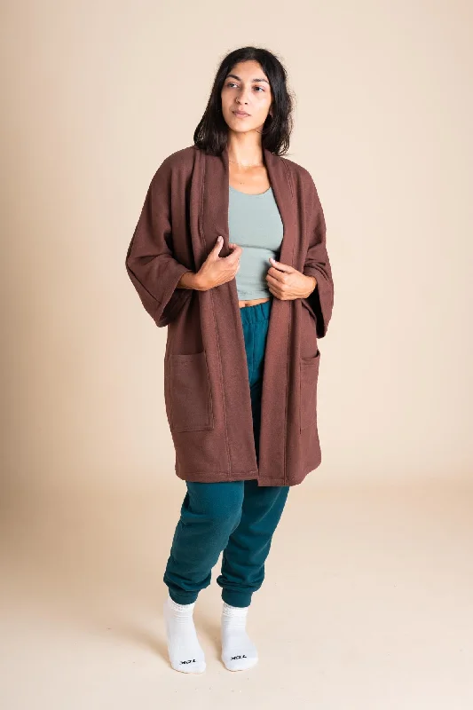 Timberline Cardigan in Chestnut