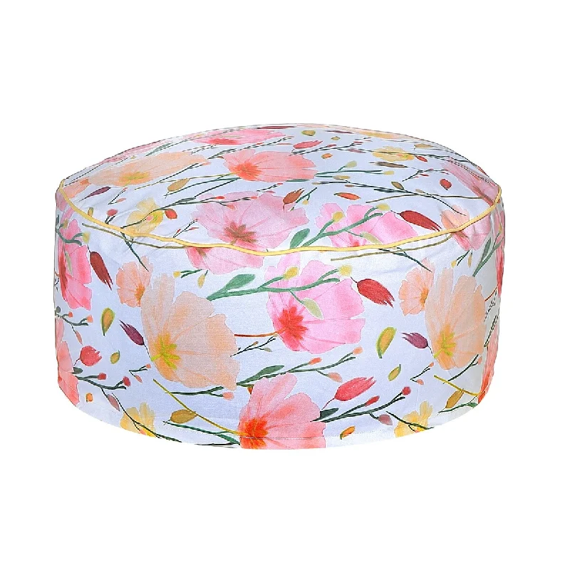 April Outdoor Inflatable Pouf Poppy 22 X 22