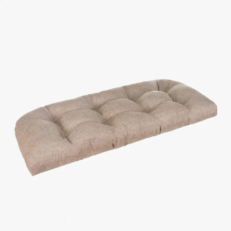 Glasgow Sand Reversible Wicker Loveseat Cushion by Havenside Home