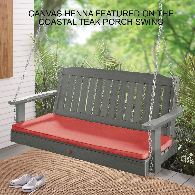 Highwood Sunbrella Corded Outdoor Porch Swing Cushion - 47 in w x 18 in d