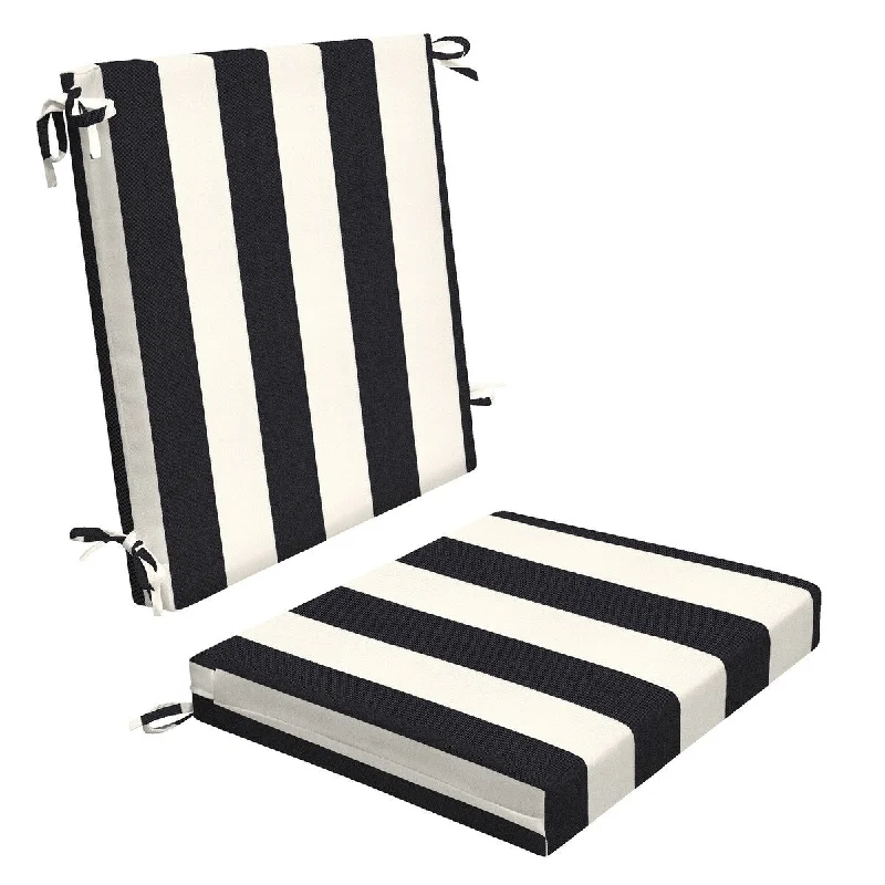 Cabana Stripe Black & Ivory