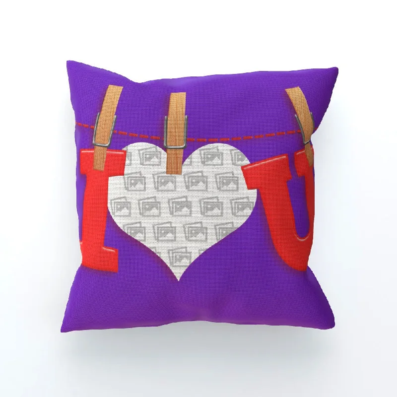 Personalised Cushion - I Love U