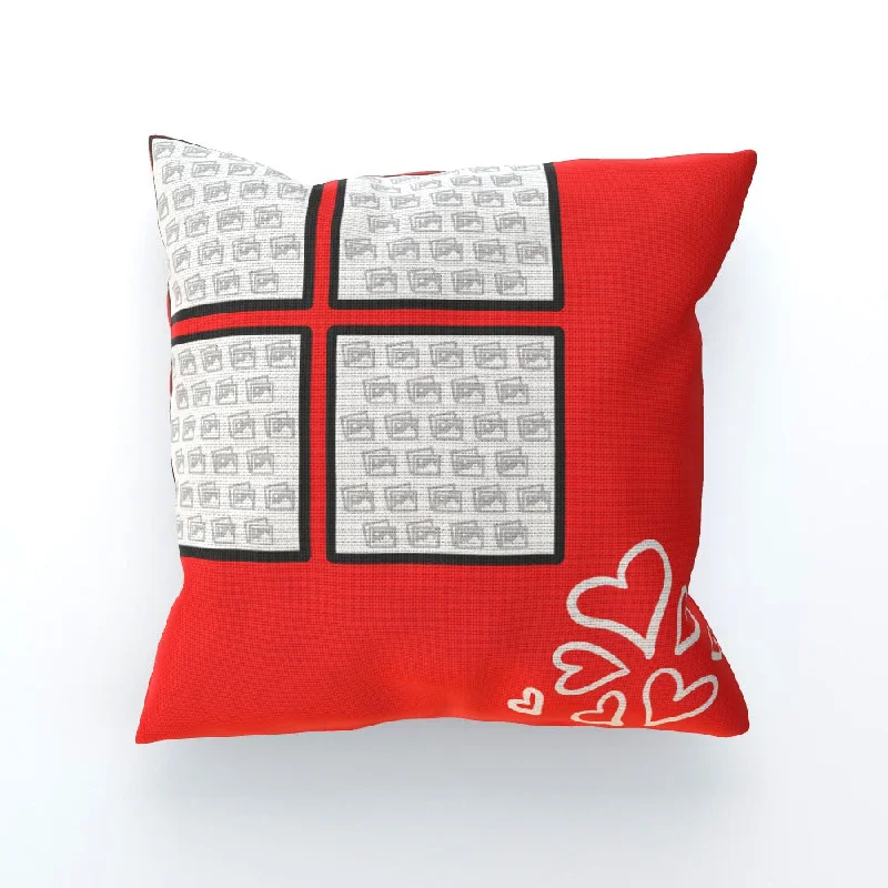 Personalised Cushion - Hearts and Love