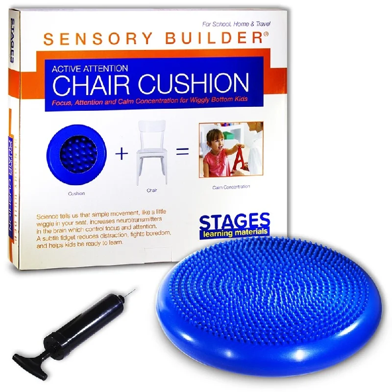 Sensory Builder® Active Attention Chair Cushion, Blue