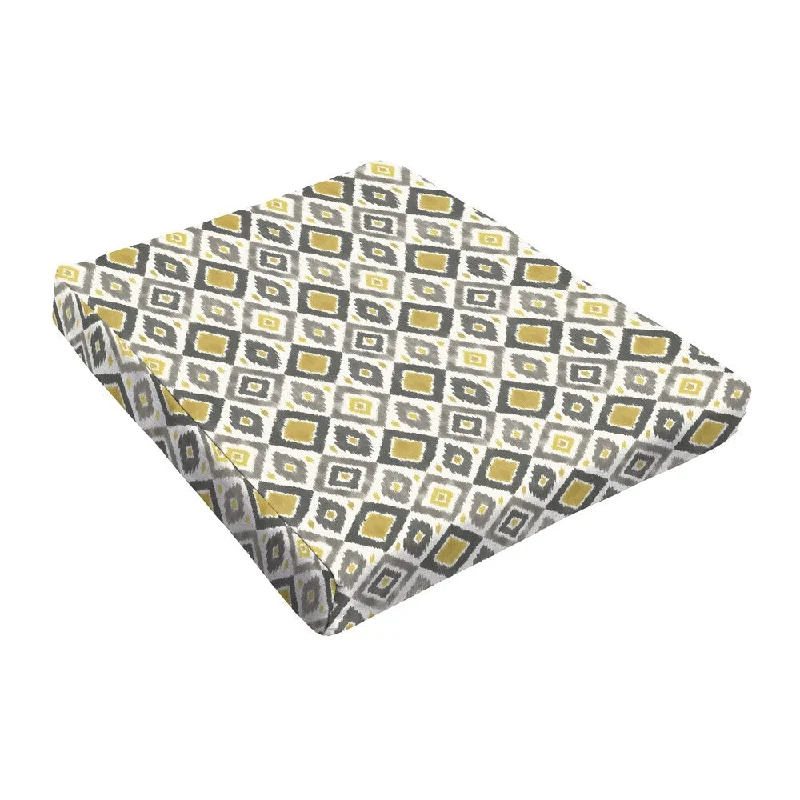 Sloane Gold Diamonds Outdoor Tapered Chair Cushion (Set of 2)