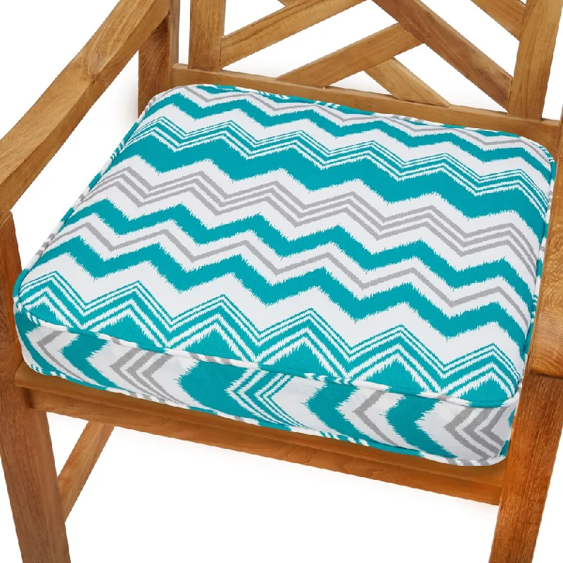 Tropic Zazzle 19-inch Indoor/ Outdoor Corded Chair Cushion